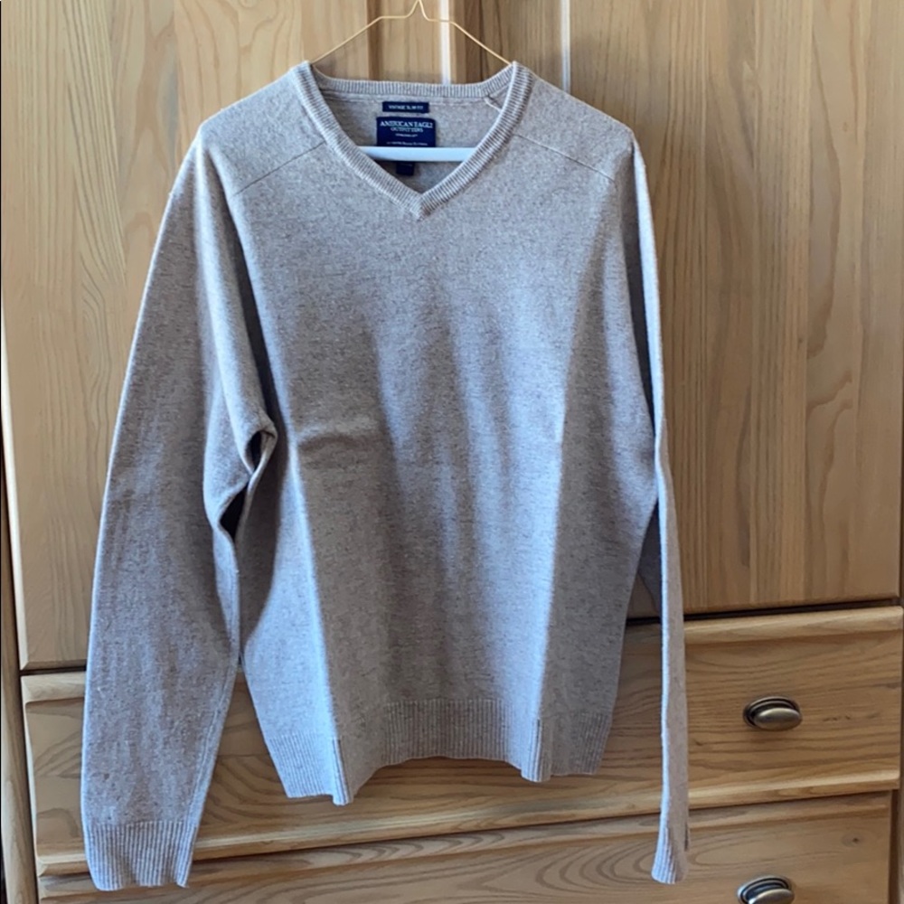 Beige wool sweater